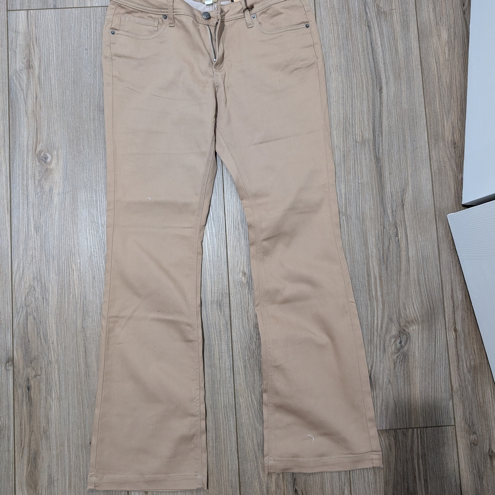 Classic Tan Boot Cut Pants